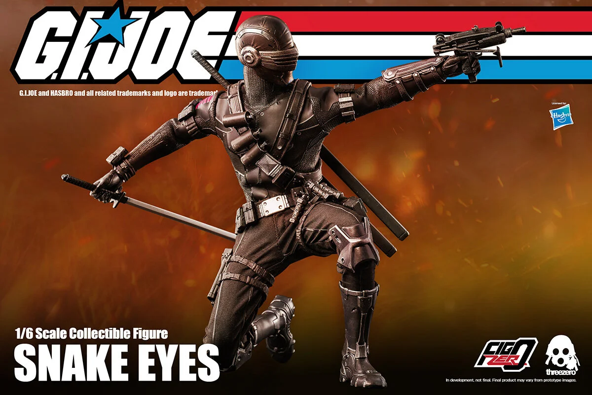 G.I.ジョー – 1/6 スネークアイズが10/25に予約販売開始！ — THREEZERO